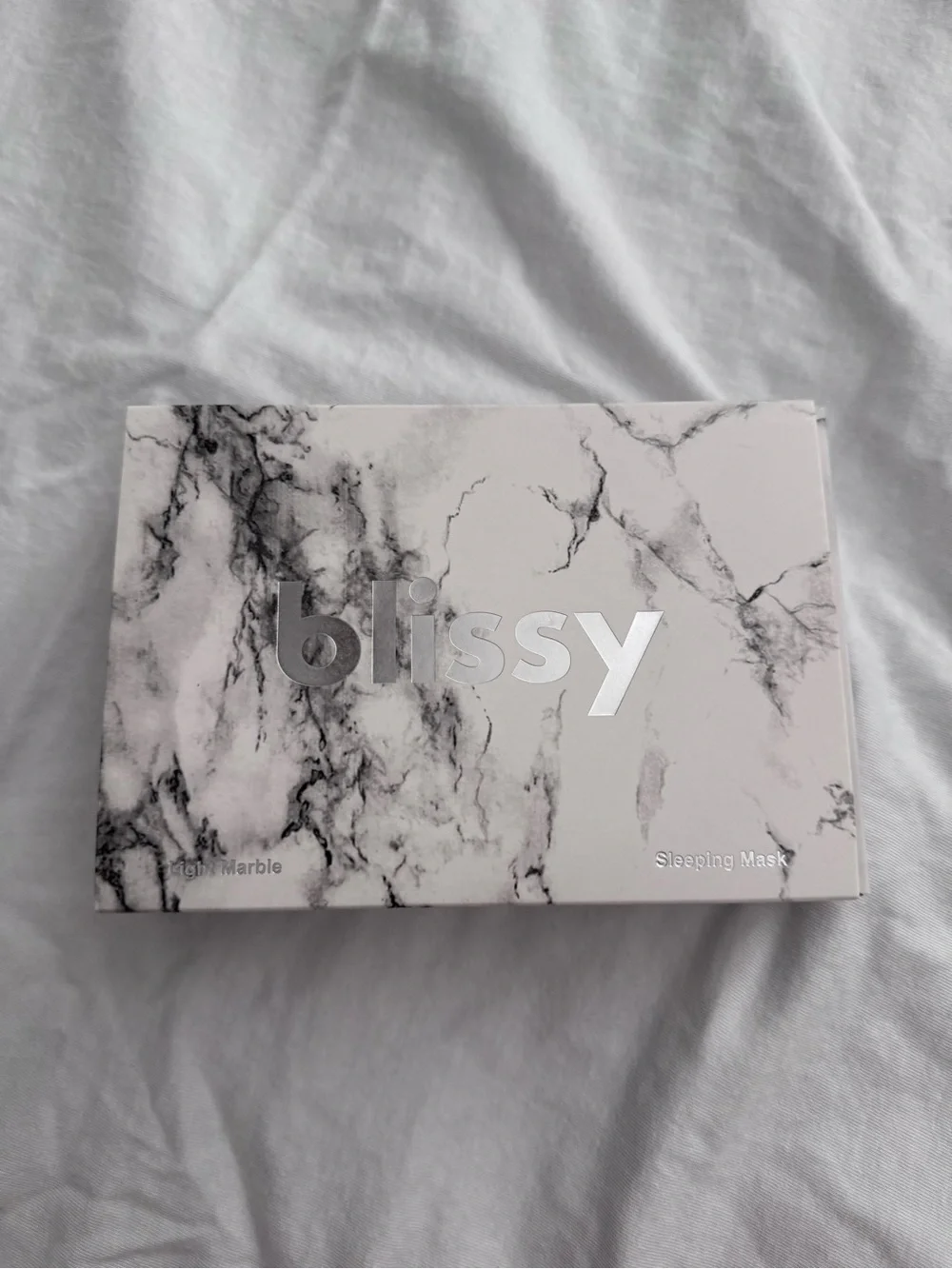 Blissy Pure Mulberry Silk Sleeping Mask - Marble Pattern